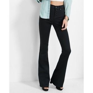 Express High Rise Flare Jeans